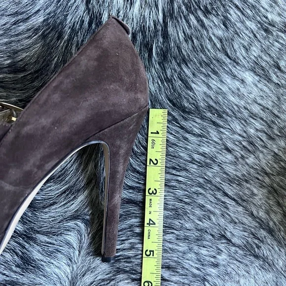 Michael Kors Brown Suede Mary Jane Heels - Picture 12 of 12